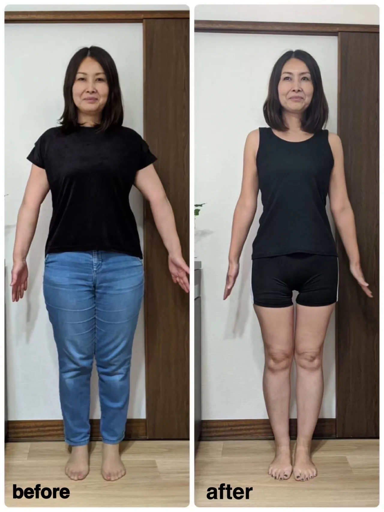 40代女性/4か月/体重-17.6kg/体脂肪率-9.7%